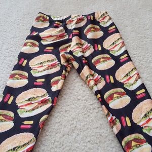 Hamburger Leggings Girls